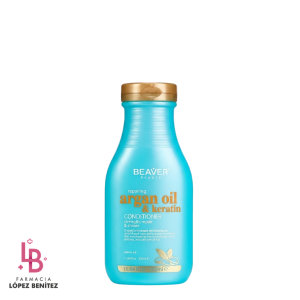 Beaver acondicionador reparador Argan Oil y Keratin, 350 ml (1)