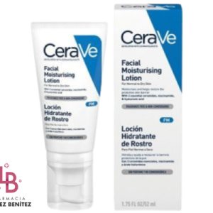 CeraVe Loción hidratante de rostro, 52 ml
