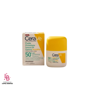 CeraVe Fluido Protector Invisible oil control SPF50, 50 ml