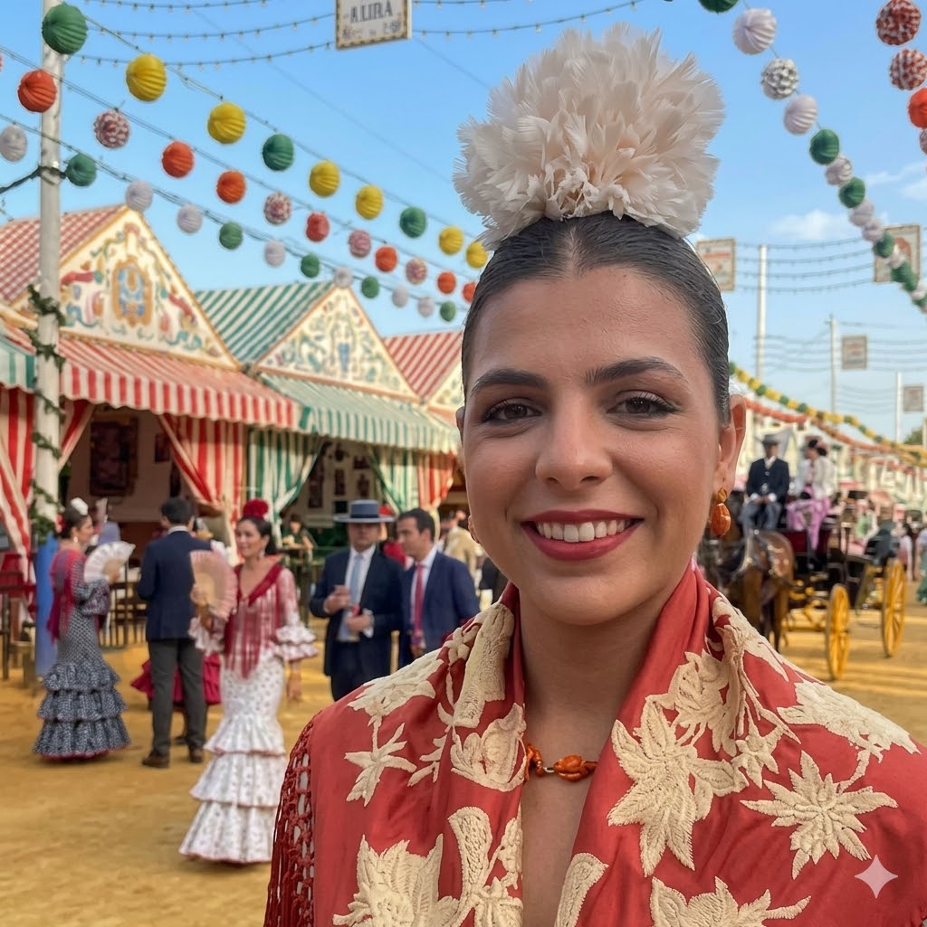 Piel Radiante del Alumbrado a los Fuegos en la Feria de Sevilla