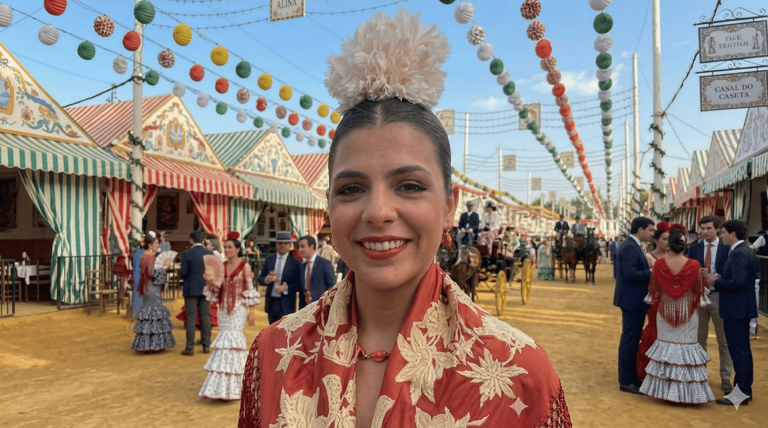 Piel Radiante del Alumbrado a los Fuegos en la Feria de Sevilla