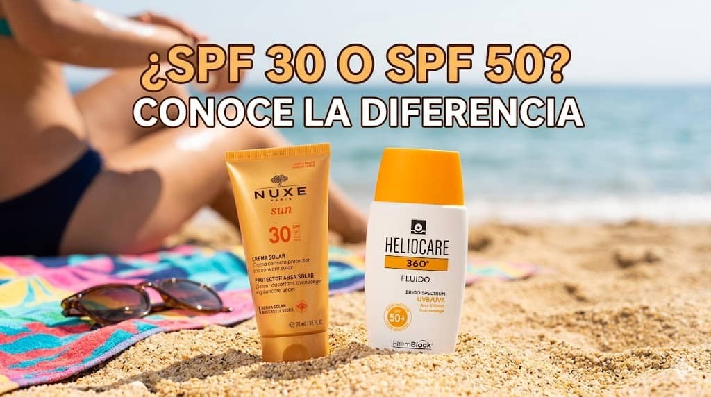 Diferencia spf 30 y 50