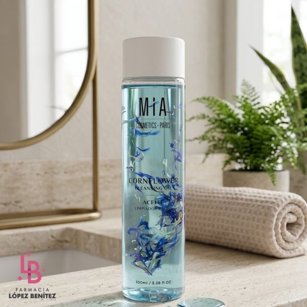 Mia Aceite limpiador Cornflower ,100 ml