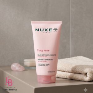 Nuxe Very Rose Gel limpiador calmante, 150 ml