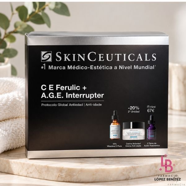 Cofre Skinceuticals CE Ferulic + A.G.E. Interrupter